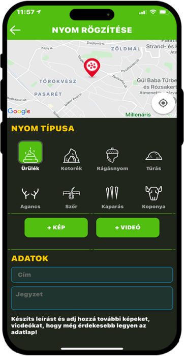 KOPÓ mobil képernyőfotó